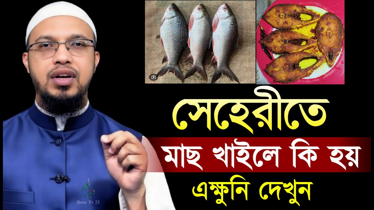 সেহরিতে মাছ খেলে কি হয় জানলে চমকে যাবেন। শায়খ আহমাদুল্লাহ, Sheikh Ahmadullah