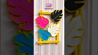 DIY Wall Decor with Paper 🌿 Easy &amp; Beautiful!#diy#shorts#viral#craft#roomdecor#walldecor#trending#yt