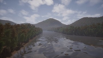 Unreal Engine 5.7 Nanite Foliage Autumn Test