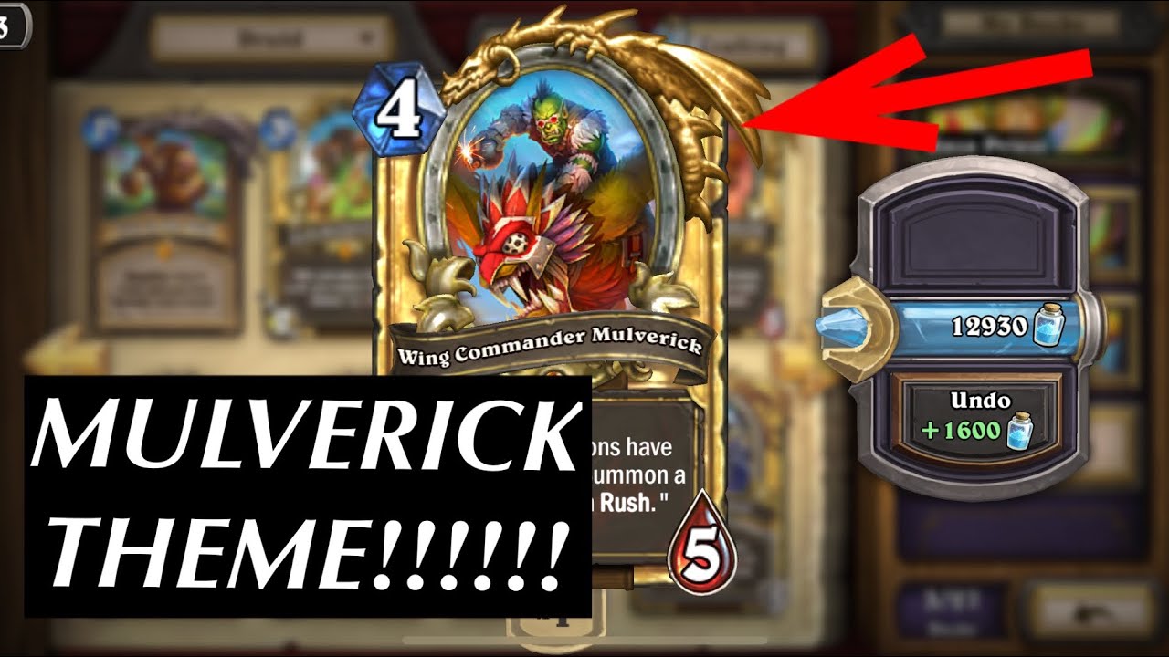 WING COMMANDER MULVERICK Theme, Voice Line, & Golden Animation!