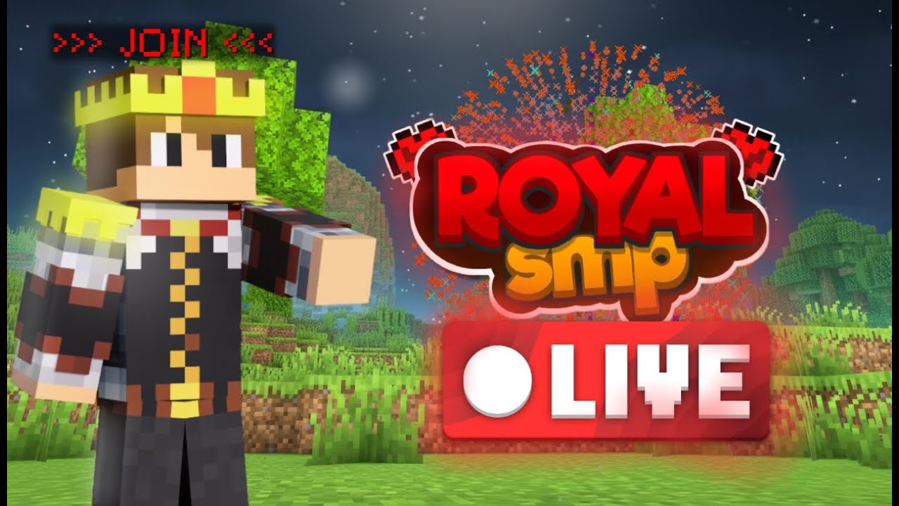 MINECRAFT LIVE JOIN MY SMP DOSTO ROYAL SMP DAY 28 SPECIAL