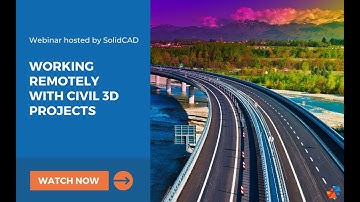 Working remotely with Civil 3D projects