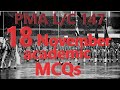 18-Nov-2020 Academic MCQs which came in Rawalpindi , Karachi , Lahore, Peshawar , Gujranwala centers