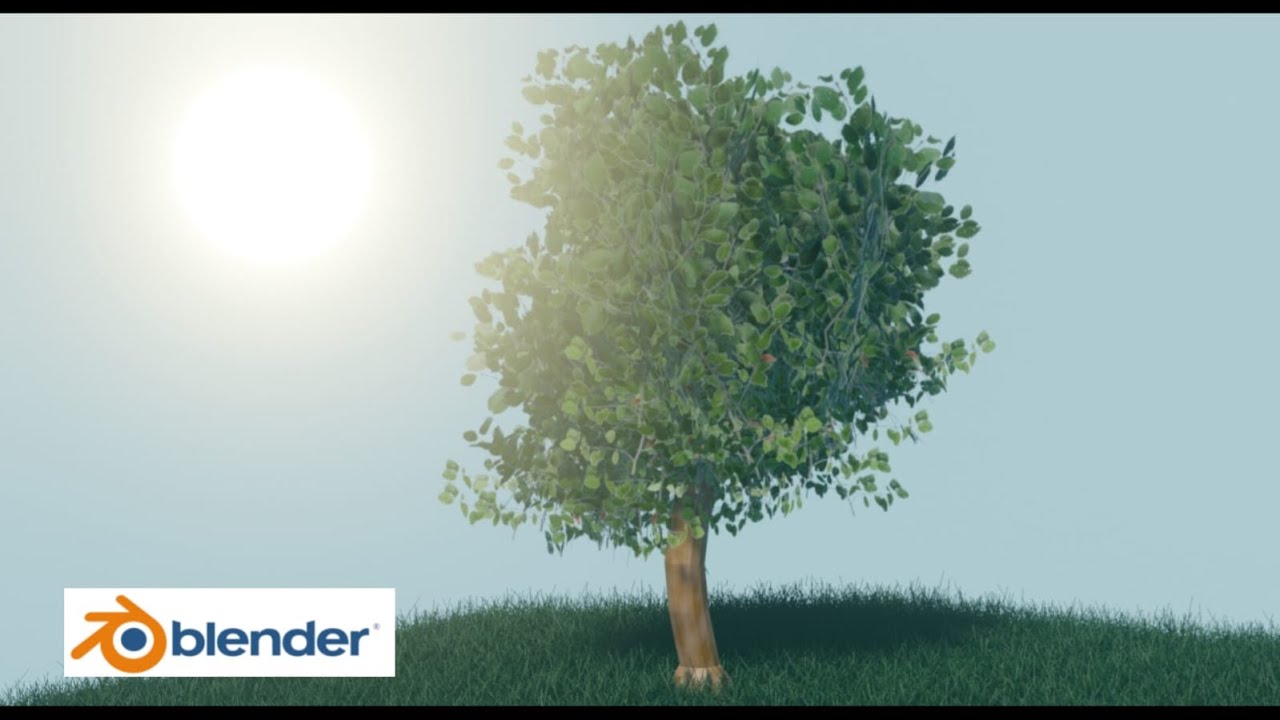 How to make a Low poly tree under 2 mins in Blender for beginners - YouTube