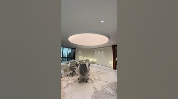 Translucent stretch ceiling with backlit #stretchceiling #ceilingidea #light #ceilingdesign