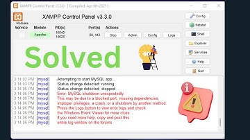Fixed: MySQL Shutdown Unexpectedly in XAMPP – Easy Solution!