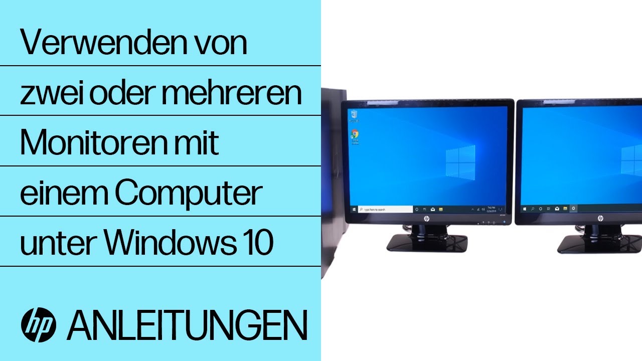 Verwenden von zwei oder mehreren Monitoren mit einem Computer unter Windows 10