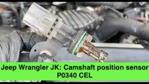 Jeep Wrangler JK: Replace #camshaft #position #Sensor with #checkenginelight #p0340 under 4 minutes!