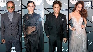 Bollywood Celebs Attend Zee's 25 Years BIG BASH | Shah Rukh Khan | Deepika Padukone | LehrenTV