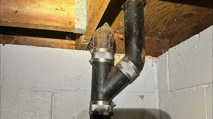 Removing Broken Cast Iron Sewer Stack Line with PVC #plumber  #plumbing #diy #plumberslife