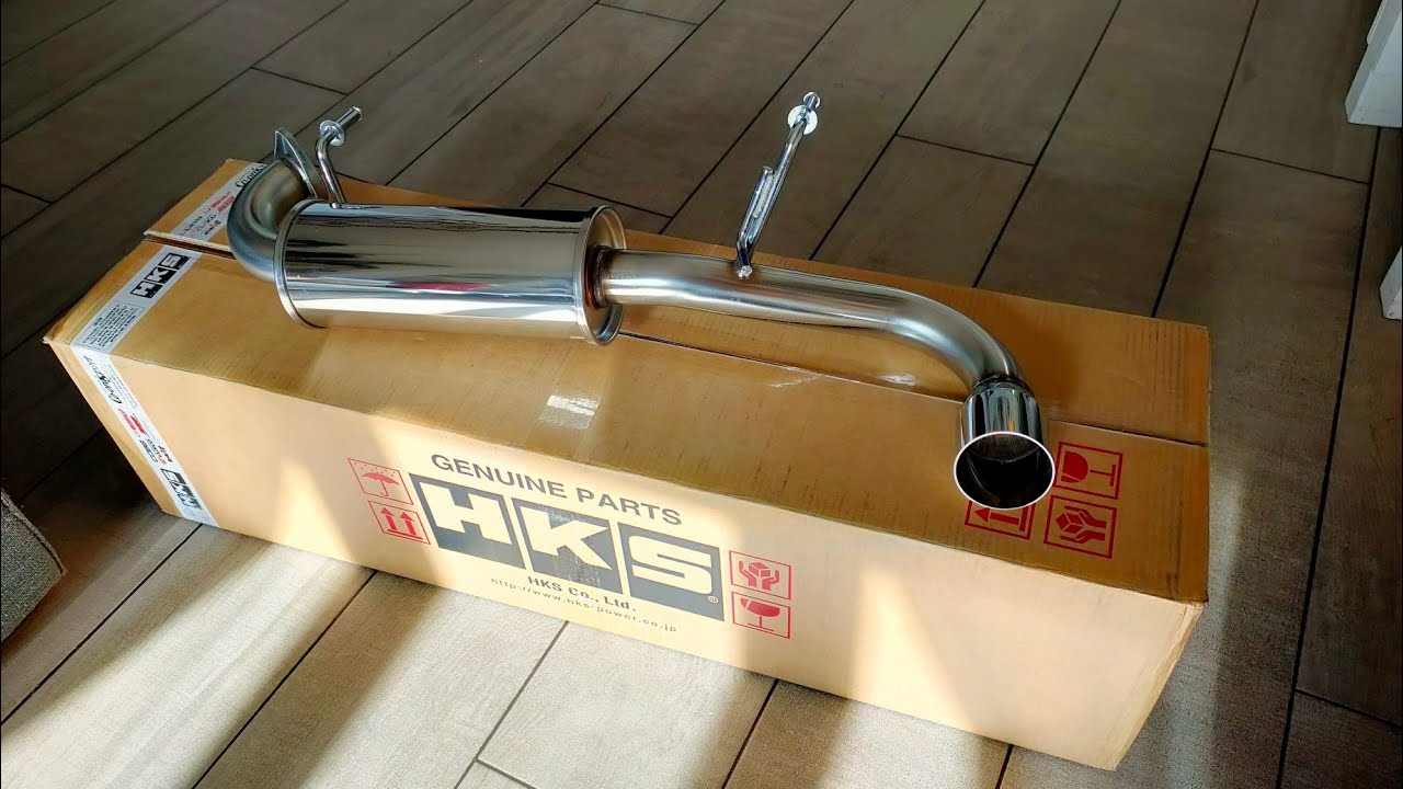 HKS LEGAL MUFFLER EXHAUST SUZUKI JIMNY JB74W & SOUND TEST YouTube