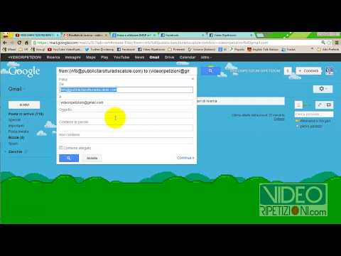 12 IMPARARE GMAIL: INOLTRO DI EMAIL IN AUTOMATICO - VIDEORIPETIZIONE 12