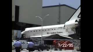 STS-70 Discovery post-Landing Move to VAB (Personal Video)
