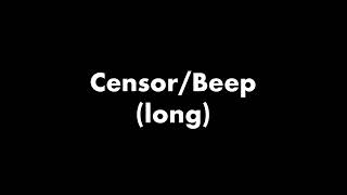 Censor Beep Short And Long - Sound Effect