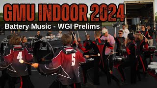 GMU Indoor 2024 Battery Music || WGI Prelims