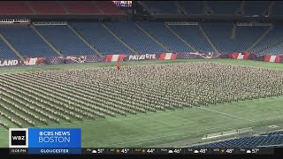 Boots on the Ground memorial at Gillette Stadium honors 7,026 fallen service members