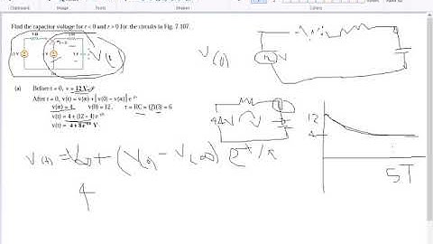 simulation R-C step response with Multi-sim