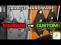 Customizing standard garage door hardware w paint