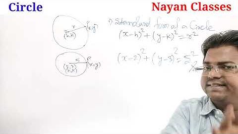 Circle / Equation of a Circle / Genral Form of a Circle / Standard Form of a Circle /Circle Class 11