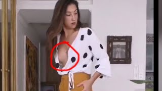 Solenn Heussaf NO BRA Viral Video