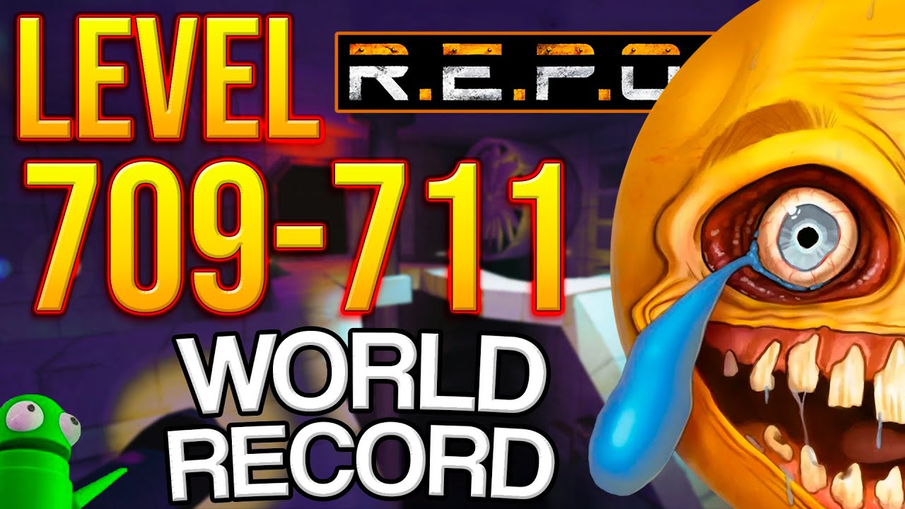 R.E.P.O. Solo World Record Level 709-711 | ABSOLUTE CHAOS AT MCJANNEK STATION!💀