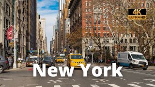 NYC Walk [4K] : 34th St and 5th Ave to Flatiron, Union Square