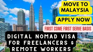 Freelancers Digital Nomad Malaysian Visa | Get Malaysian Visa very easily at the lowest cost