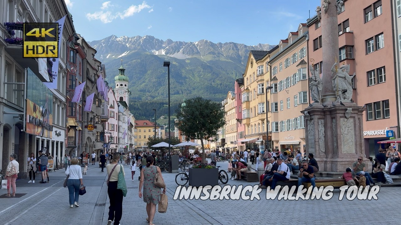 Innsbruck walking tour - Tirol, Austria in June