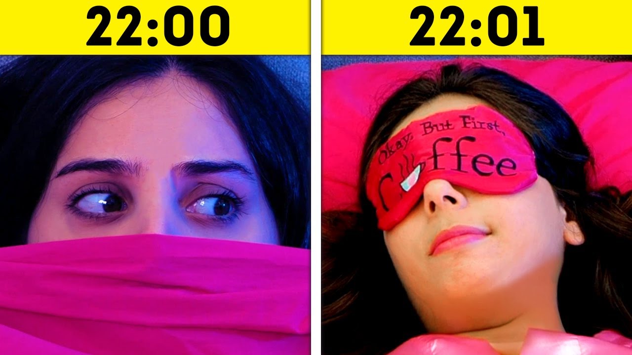 CAN'T SLEEP? || Easy Sleeping Tricks And Body Tricks For Any Situation
