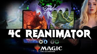⚪💙⚫🍃 4C REANIMATOR | Standard | Deck Tech & Gameplay #MTG