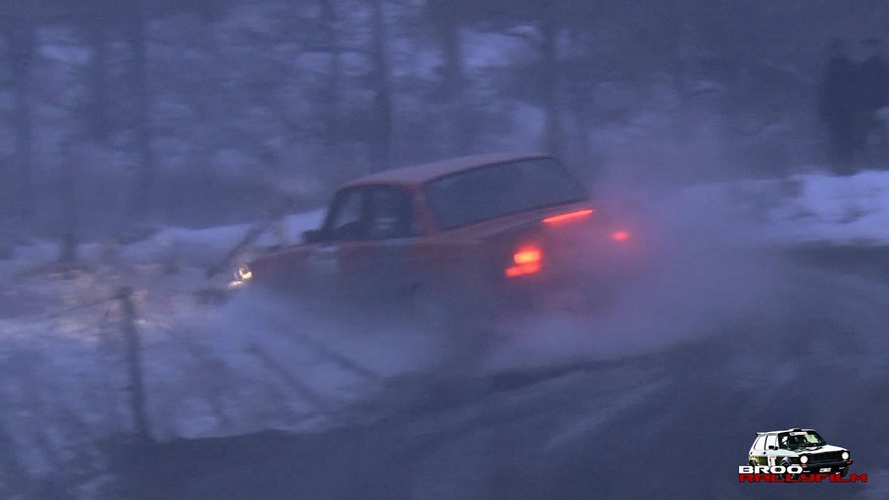 Rally - Novemberskölden 2016 - Frän rallyåka på hala vägar i snö och mörker!