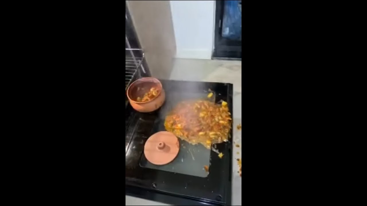 Guy Spills All the Food Getting It Out of the Oven