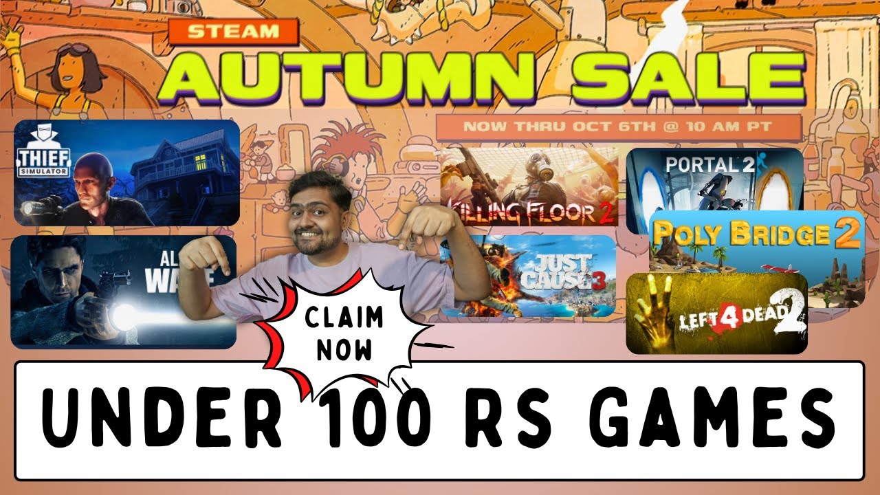 Top 10 Games Under 100 Rs on Steam Autumn Sale 2025🔥🎮 - YouTube