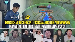 TEAM SEKELAS ONIC BISA BUTA MAP DI MPL WKWKW!! REAKSI STREAMER RBL ZION 2-1 ONIC ESPORTS MPL ID S13!