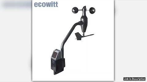 Ecowitt WS68 4in1 Wireless Solar Powered Anemometer Sensor Measure Wind Speed Wind Direction UV