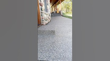 How to pour a large Exposed Aggregate job 🦾💦✅ #concrete #construction #shorts