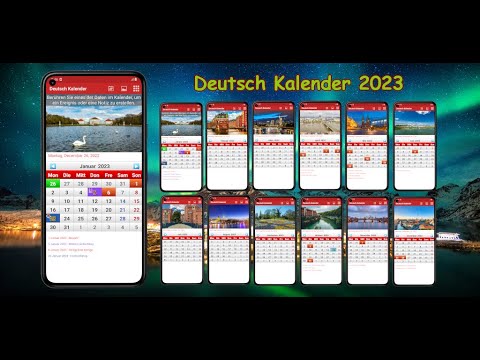 Calendrier allemand 2024