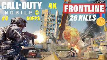 COD Mobile Ultra Graphics Gameplay | Frontline - Crash | 26 Kills | 4K | 60fps | #4 DTripleH