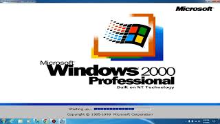 Installing Windows 2000 in a VM