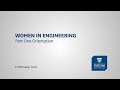 Women in Engineering Part One Orientation