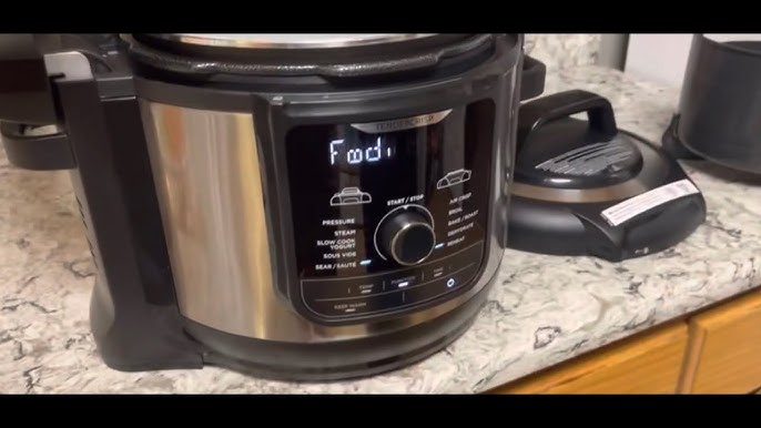 Ninja FD401 Foodi 12-in-1 Deluxe XL 8 qt. Pressure Cooker & Air Fryer that  Steams, Slow Cooks, Sears, Sautés, Dehydrates & More, with 5 qt. Crisper