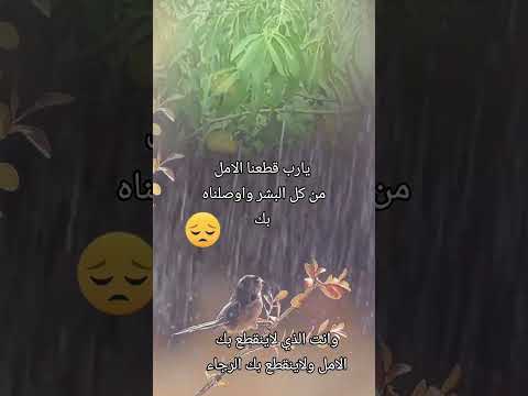يارب قطعنا الامل من كل البشر واصلناه بك