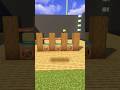 Minecraft Fence Design 🔥 #minecraft #shorts