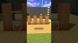 Minecraft Fence Design 🔥 #minecraft #shorts
