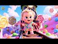 🍭🚂 **Baby’s Candy Train Voyage | Fun Kids Song | Preschool Learning Video 🎉🌈**