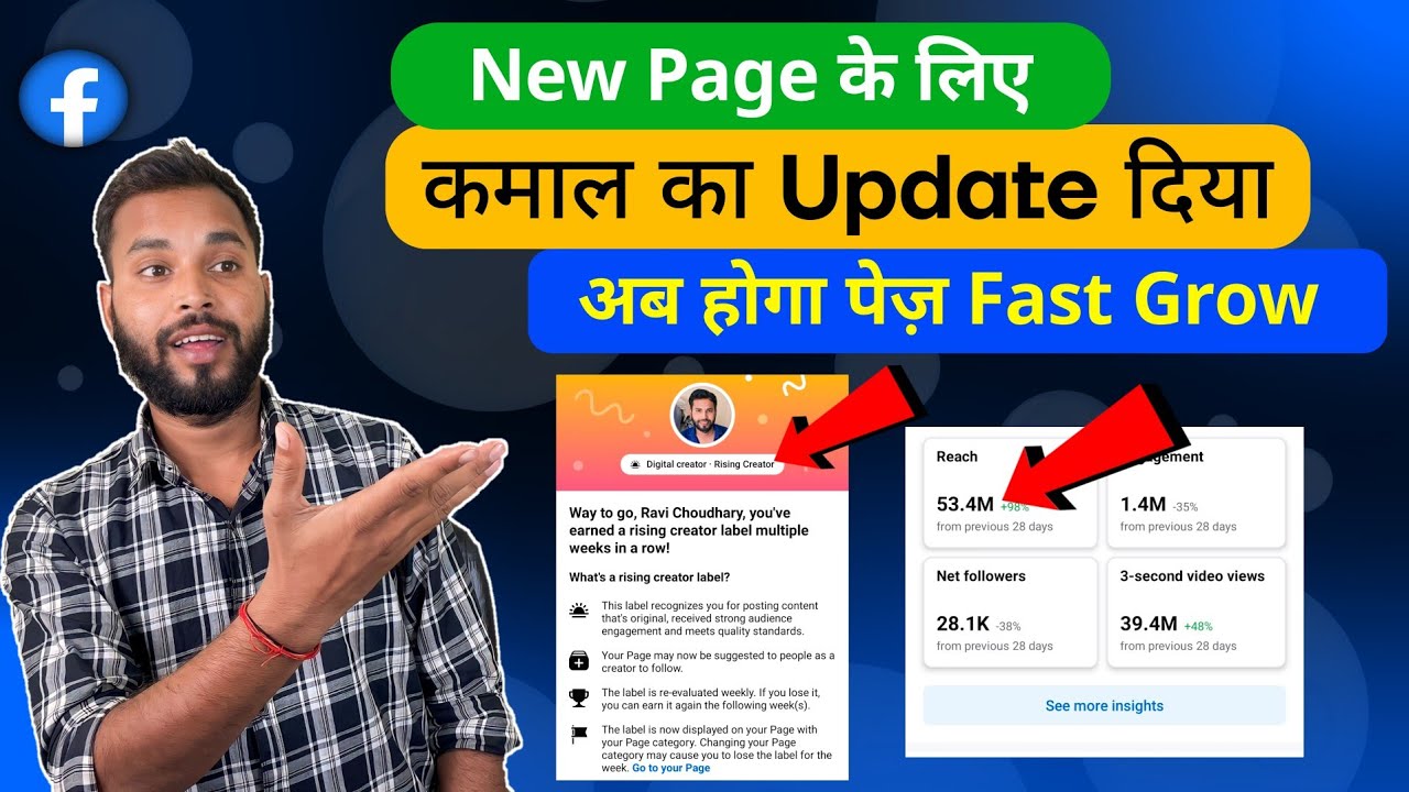 Facebook Rising Creator Facebook Update for New Creator | अब नये पेज़ होंगे जल्दी ग्रो ...