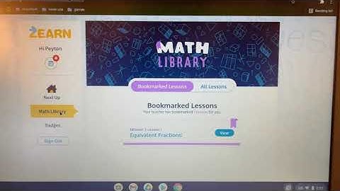 Zearn: Bookmarked Lessons