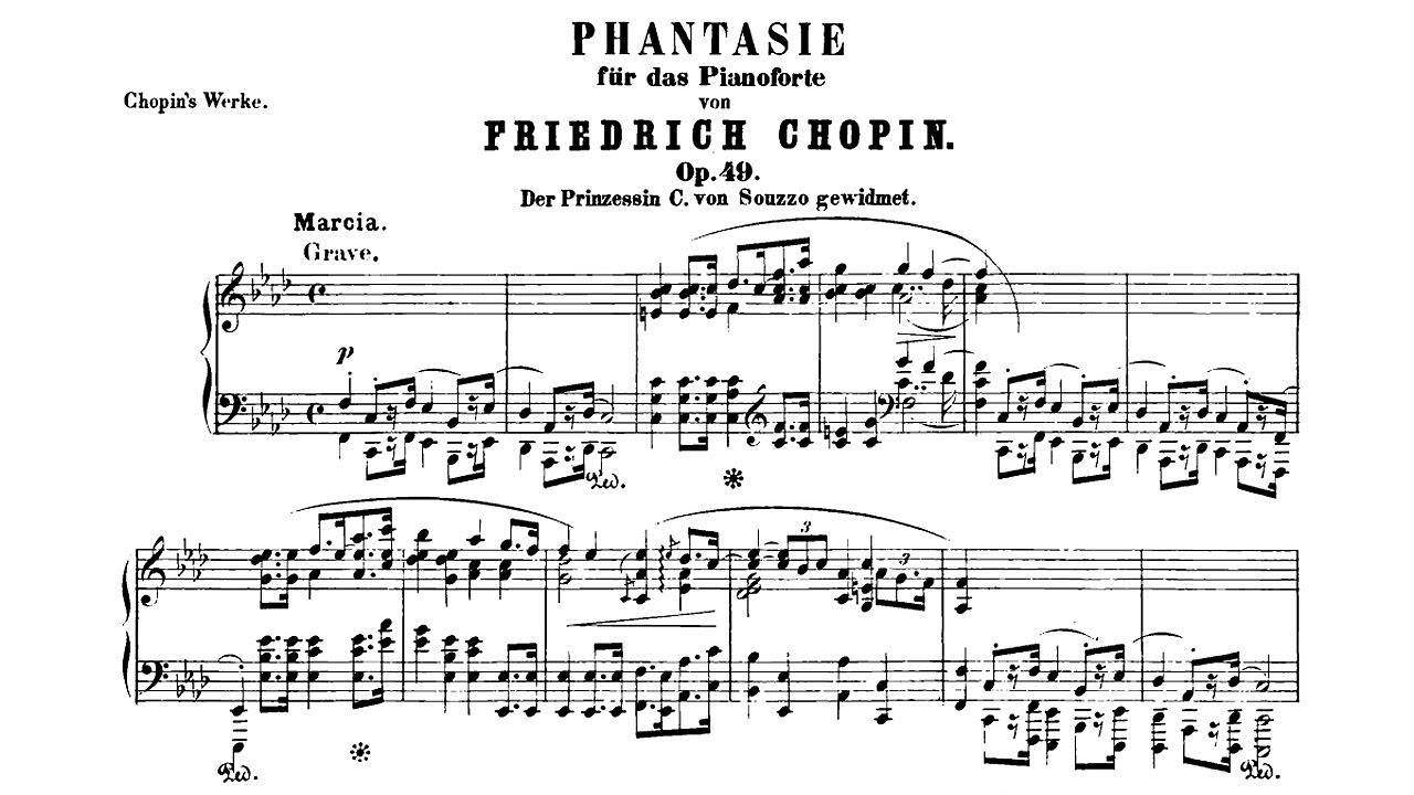 Chopin: Fantasie in F Minor Op. 49 - Wilhelm Kempff, 1961 - London
