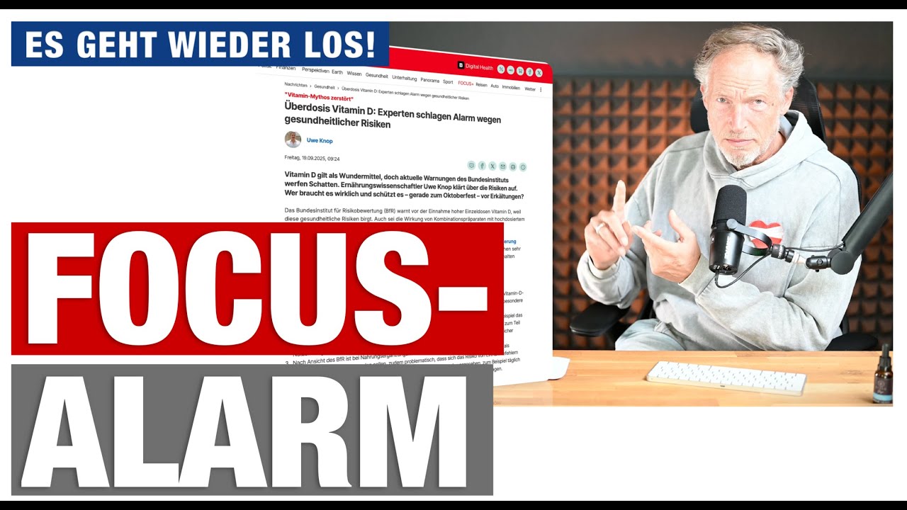Neue Warnungen – aber stimmt die Vitamin-D-Panik im FOCUS wirklich? ⚠️💥