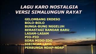 LAGU KARO || NOSTALGIA || SIADI || SIMALUNGUN RAYAT